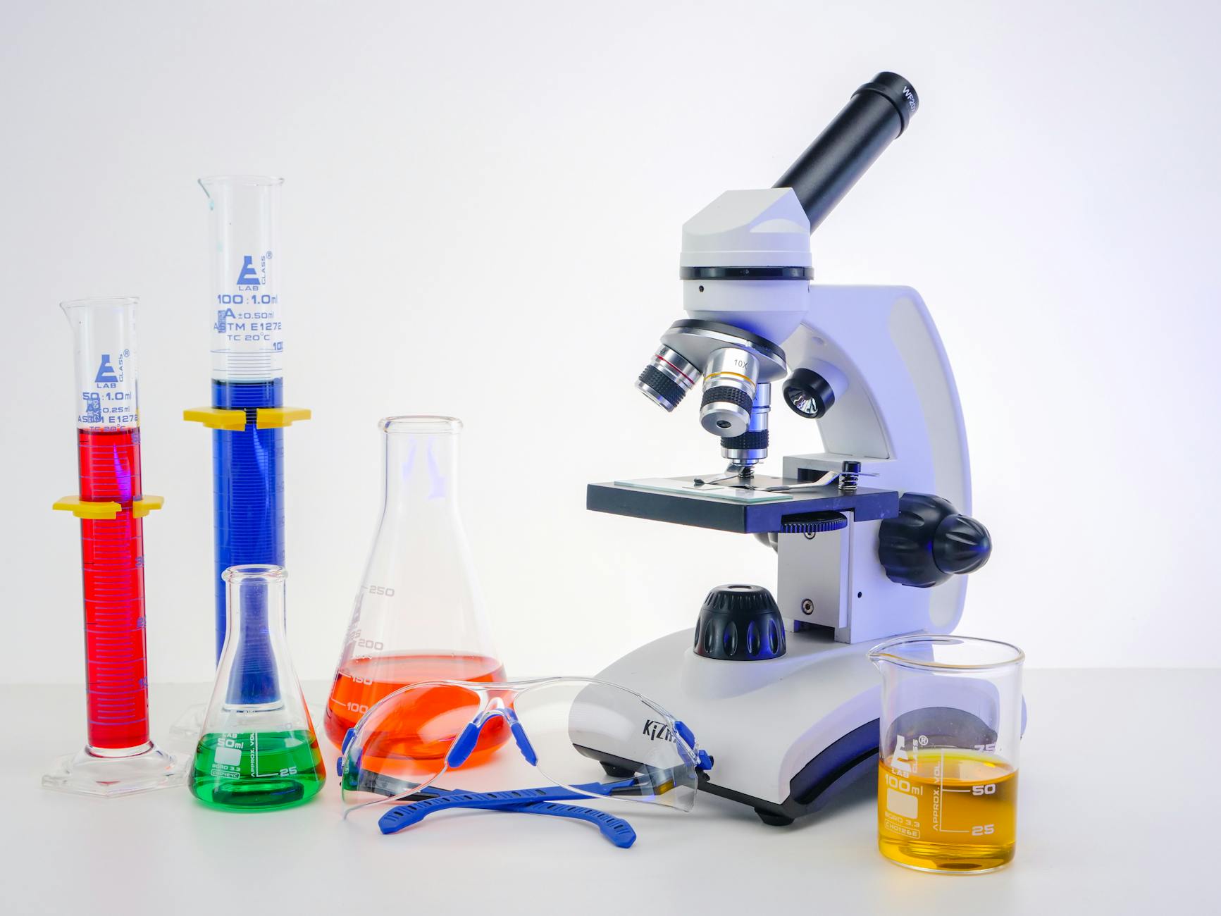 Uses of microscope, meaning types and parts