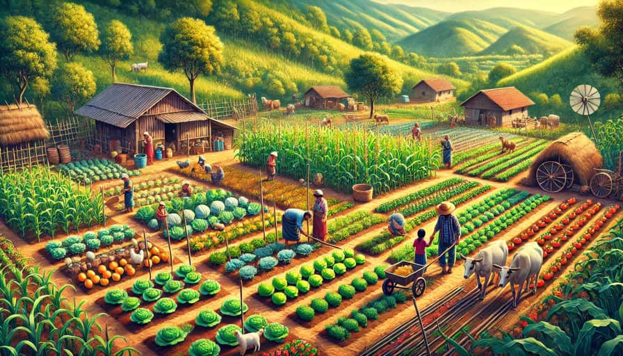 Characteristics of subsistence agriculture and advantages