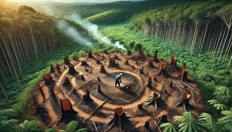 Characteristics of shifting cultivation and Advantages