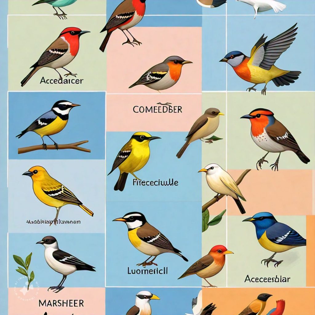 List of birds and their names you need to know