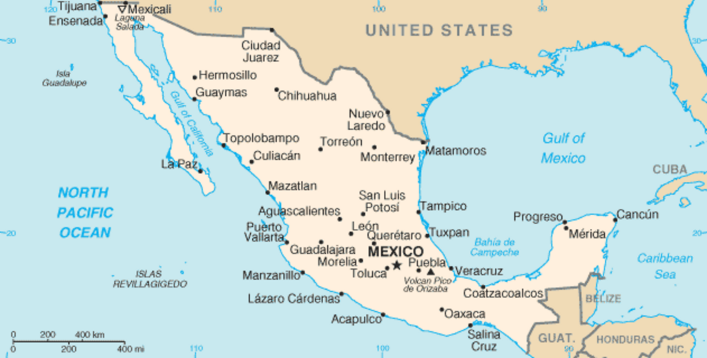 List of Cities and Towns in Mexico